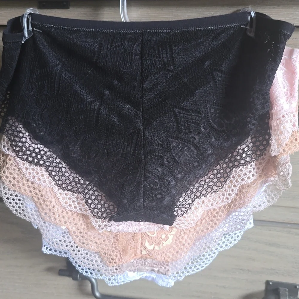 Rene Rofe Lace Tangas Panties Set 5 💜